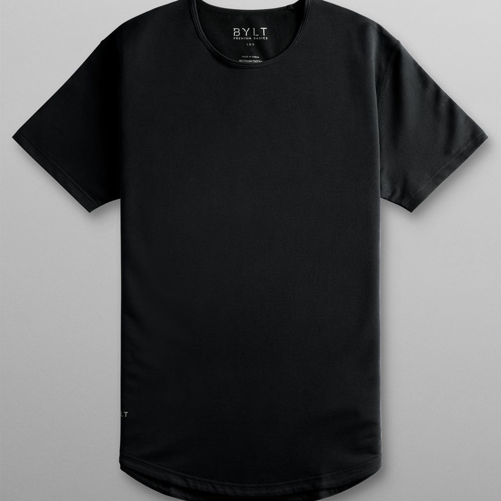 Bylt Drop Cut Lux Men's Classic Black Tee